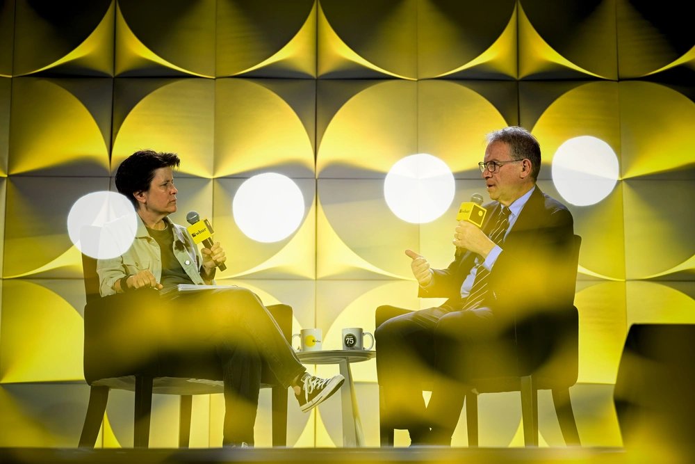 Kara Swisher and Jeffrey Goldberg (photo credit: Bolt)
