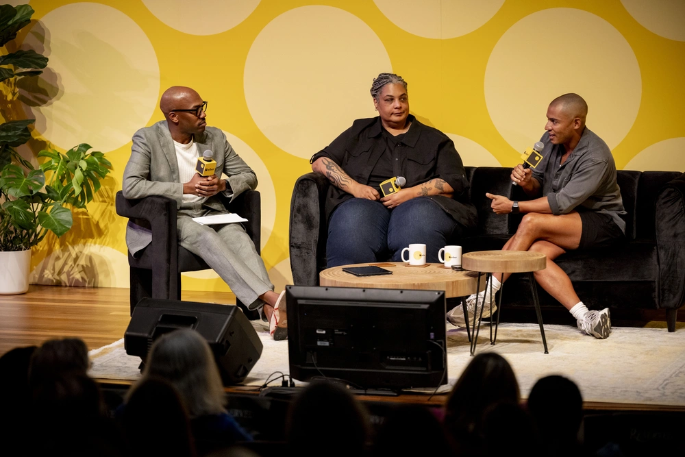 Sam Sanders, Roxane Gay, and Zach Stafford (photo credit: Bolt)
