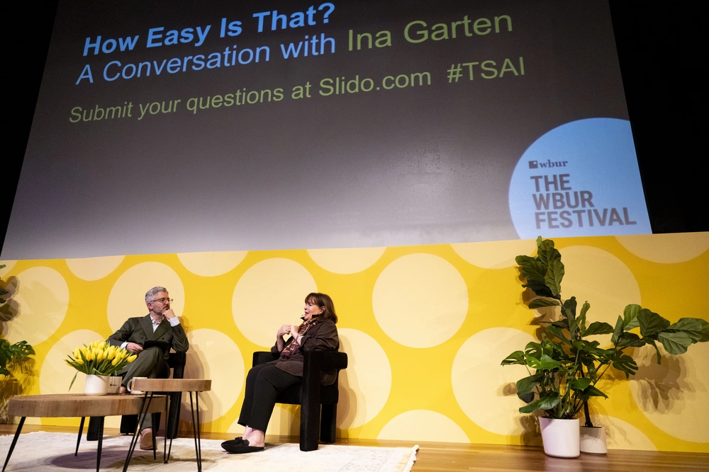 Michael Barbaro and Ina Garten (photo credit: Bolt)