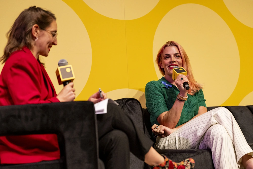 Amory Sivertson and Busy Phillips (photo credit: Bolt)