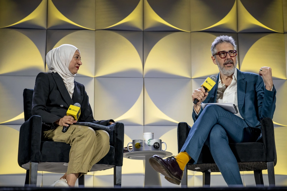 Asma Khalid and Ira Glass (photo credit: Bolt)